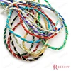 5 Meter Diameter 3mm 4mm 5mm solid Color + Gold Satin Polyester Three Strands of Twisted Cords Rope Diy Accessories  (F15514) ► Photo 2/6
