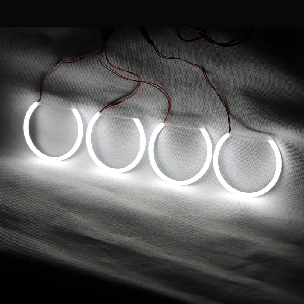 Ангельские глазки хлопок Автомобильный светодиодный светильник головной светильник s бег светильник LED DRL Включите светильник для 3, 5, 7, серия X5 BMW E36 E38 E39 E46 E53