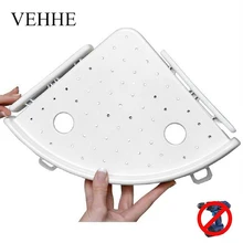 VEHHE Bathroom Shelf Organizer Snap Up Corner Shelf Caddy Bathroom Corner Shelf Storage Wall Holder Shampoo Holder zhangji bathroom shelf qrganizer snap up shelf corner shelf caddy bathroom plastic corner shelf shower storage wall holder
