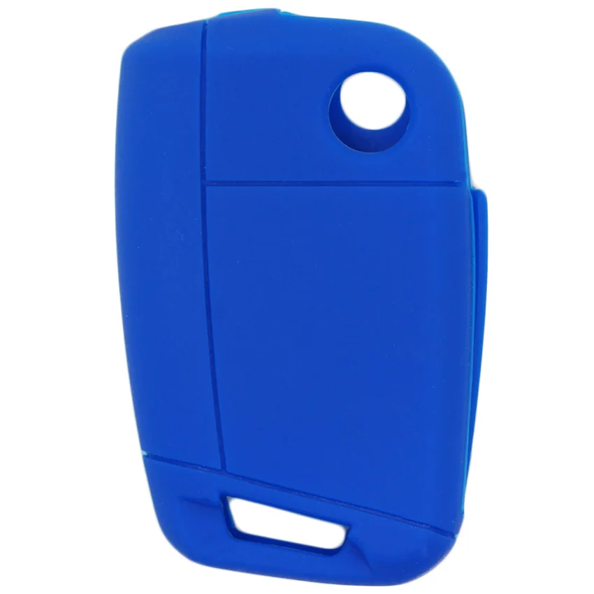 Soft Car Key Case Cover For Volkswagen VW Golf 7 MK7 New Golf 8 MK8 R Tiguan MK2 For Skoda Octavia A7 For SEAT Leon Ibiza Ateca