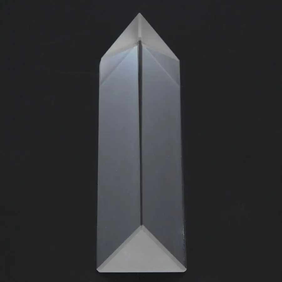 

prisma optico 30*30*100mm Triangular Prism K9 Optical Glass Triangular Prism For Teaching Light Spectrum Hot