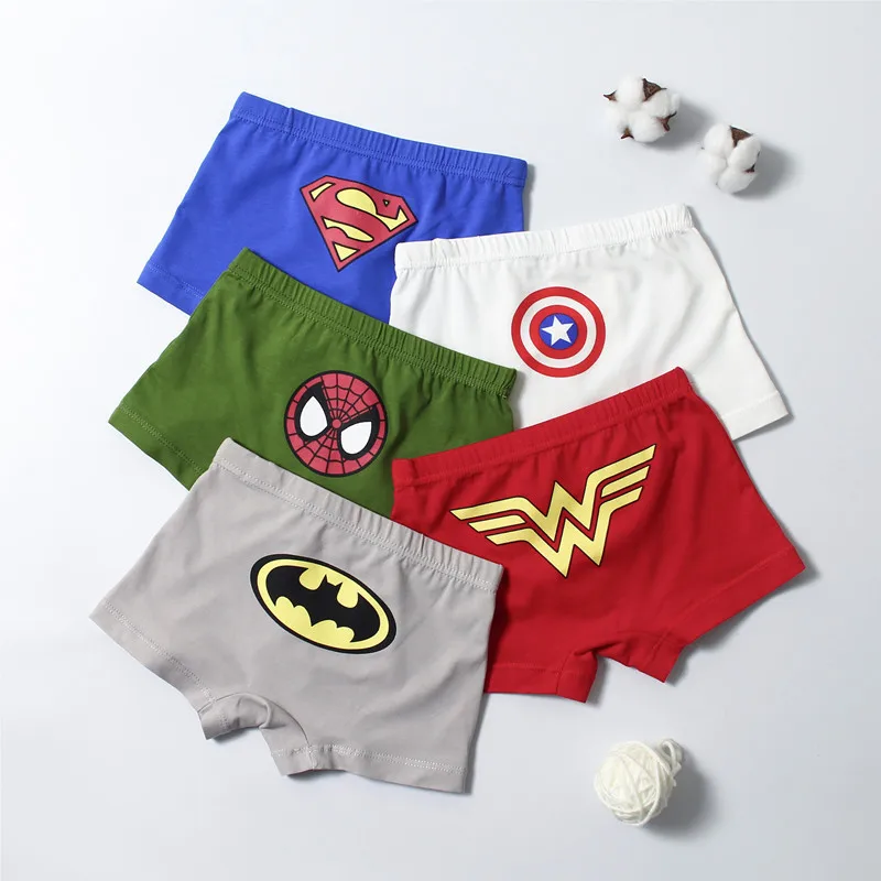 

Kids Boy Underwear Cartoon Super Hero Children's Boxer Underpants Briefs Boys Underware Panties