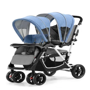 

Fast ship ! twin baby stroller second child double child lightweight folding can sit reclining twin baby stroller