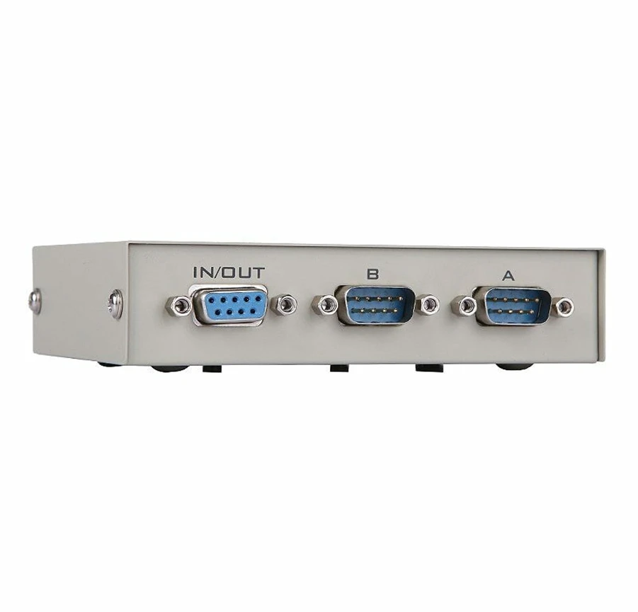 

Hot MT-Viki 2 Port DB9 RS232 Switch Serial COM Device Console Printer Sharing Selector Controller 232-2