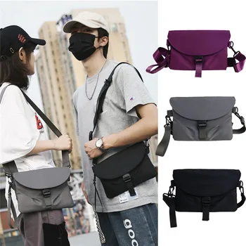 

2019 Fashion Men's Women Cross body Shoulder Messenger Bag Hip Hop Style Handbag