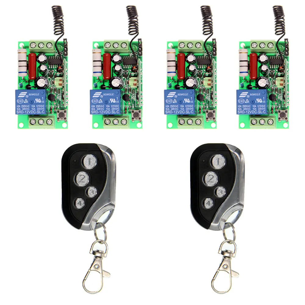 

AC 220V 110V 1CH 1 CH Wireless Remote Control Switch Relay Output Radio Receiver Module and Transmitter,Self-Lock