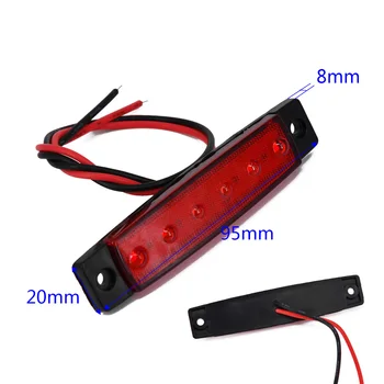 

for Trailer Truck Side Marker Light Lorry 28cm Side Marker Light Indicator