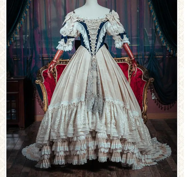 Платье для коронации Elizabeth; платье лолиты; карнавальный костюм; изготовление на заказ; размер; костюм королевы; костюм для косплея