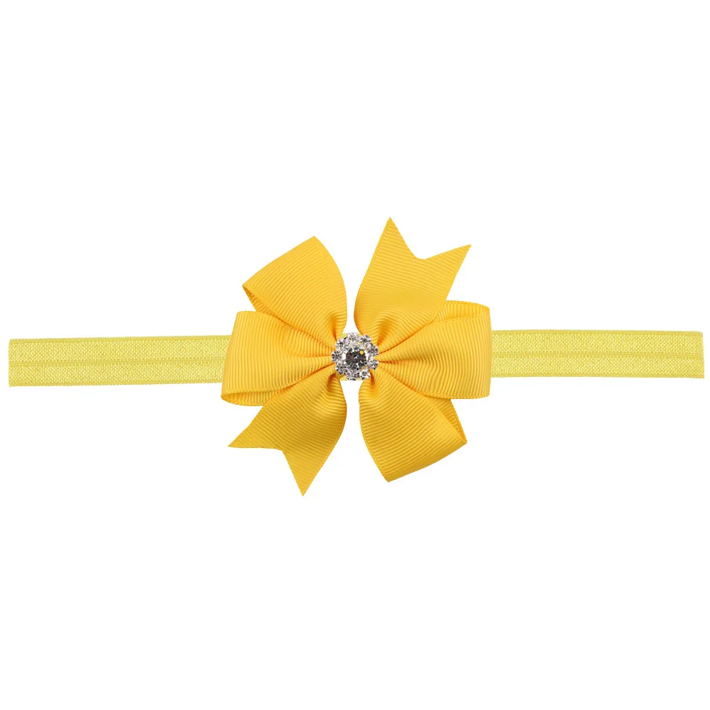baby girl headband Infant hair accessories cloth Tie bows newborn Headwear crystal tiara Gift Toddlers bandage Ribbon headwrap new born baby accessories	 Baby Accessories