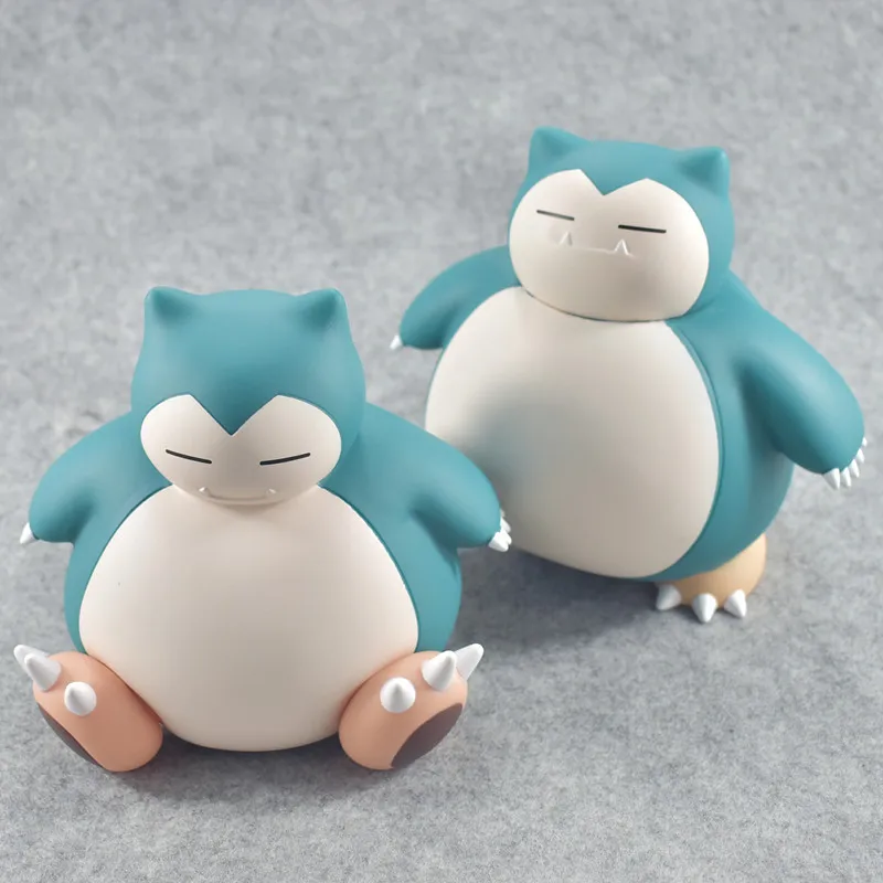 Snorlax Карманный денежный ящик Монстры Фигурки Коллекция монет Модель Копилка японского Аниме Коллекция отаку подарки для детей