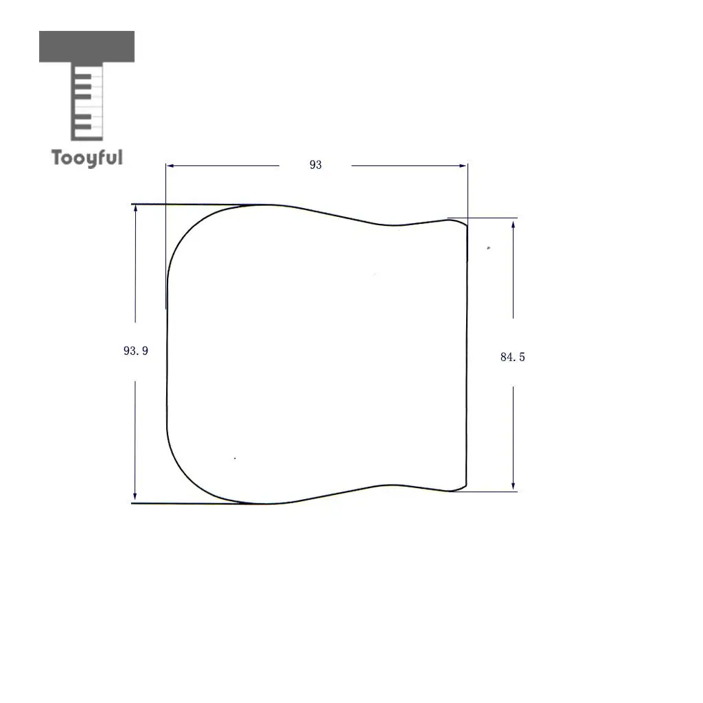 Tooyful Durable Iron Guitar Bridge Cover Protector for Telecaster Tele Electric Guitar Accessory Silver	