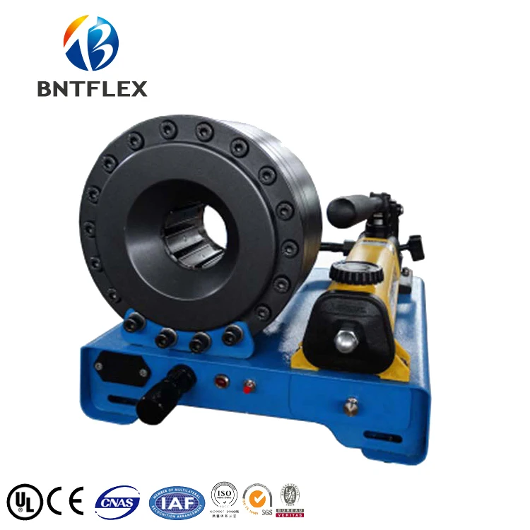 1 inch R2 hydraulic hose BNT30A Enerpac hand pump portable hydraulic press with 7 dies 1 inch R2 hydraulic hose BNT30A Enerpac hand pump portable hydraulic press with 7 dies