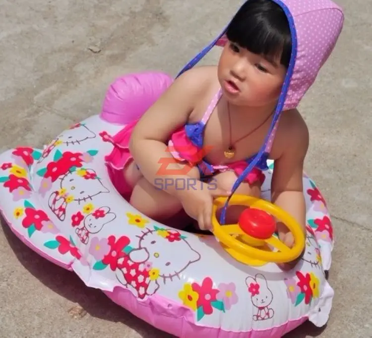 Hello Kitty Float Inflatable Swim Ring Inflated For Kids Baby Children (2)