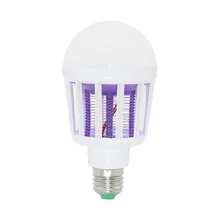 E27 светодиодный инсектицидная Лампа 220V 9 Вт 2 в 1 светодиодный шар светильник лампы фотокаталитический убийца насекомых лампа моли вредителей Управление