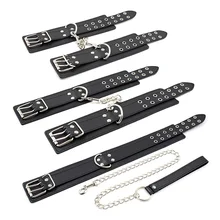 Black Bdsm Toys for Couples Menottes Bondage Restraints Adult Games Handcuffs for Sex Exotic Accessories Bdsm Collar Hand Cuffs Black Bdsm Toys for Couples Menottes Bondage Restraints Adult Games Handcuffs for Sex Exotic Accessories Bdsm Collar Hand Cuffs