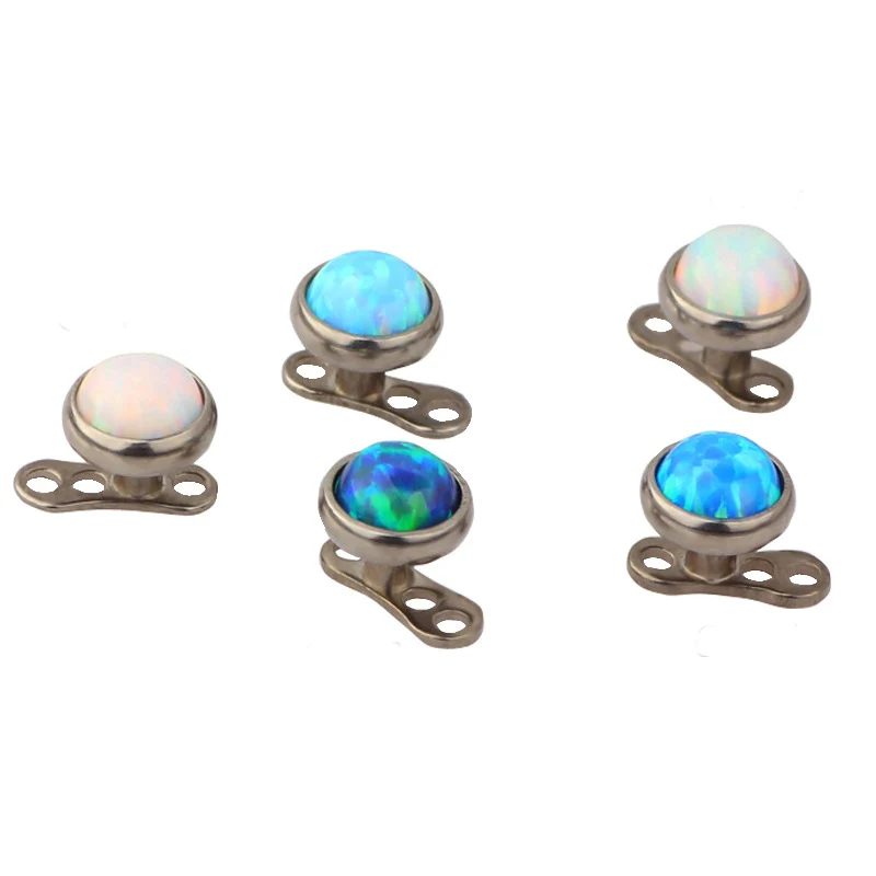 14g Dermal Top 22-Piece 316L Surgical Steel Dermal Jewelry Set