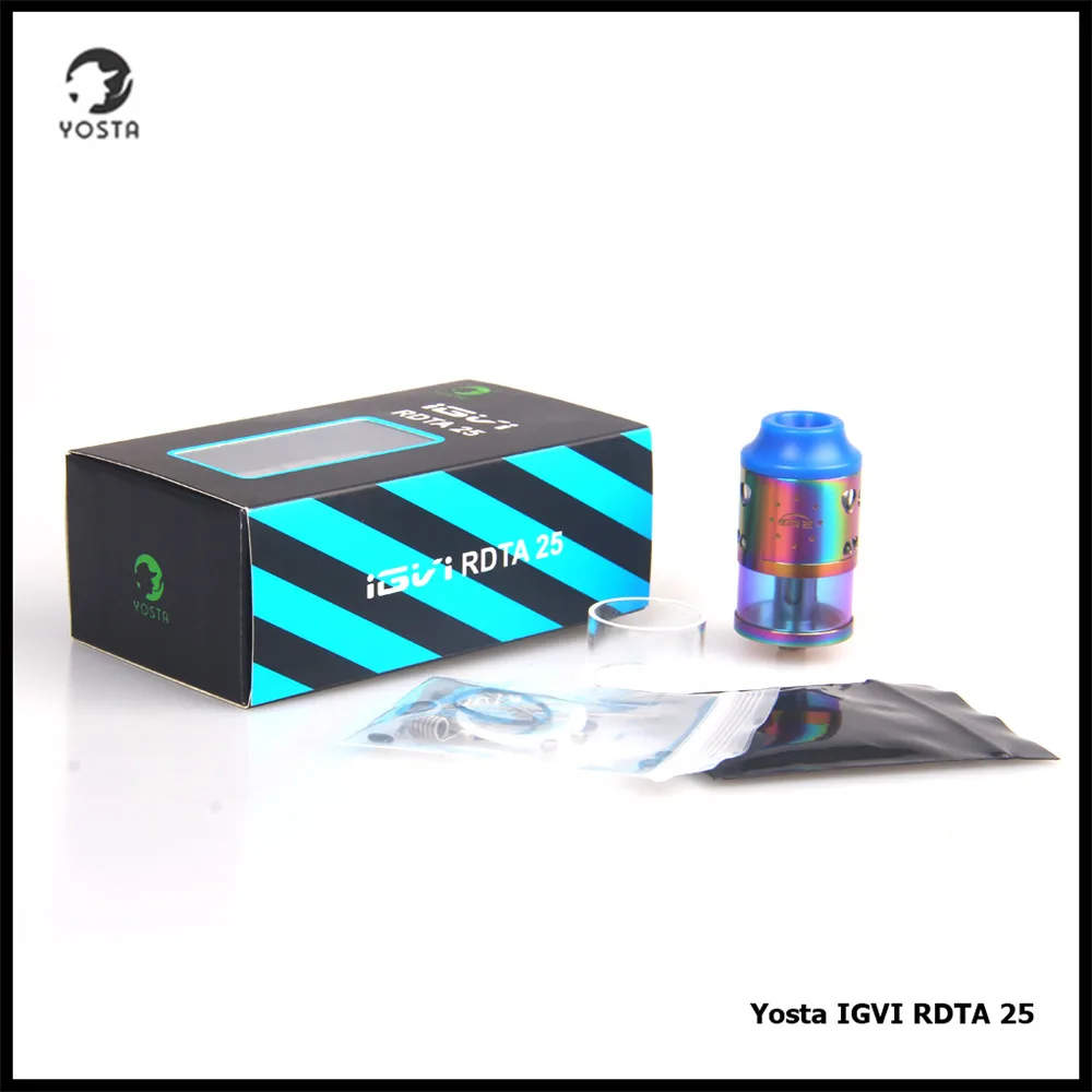 Оригинальный Yosta IGVI RDTA 25 Vape бак 4 0 мл емкость огромный пар 810 распылитель для