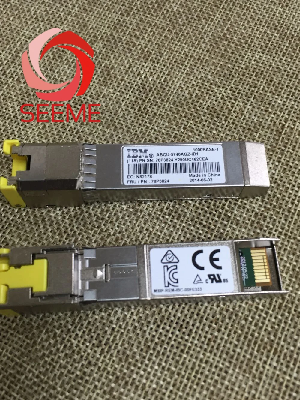 

Original ABCU-5740AGZ-IB1 78P3824 1000BASE-T RJ45 ABCU-5740AGZ