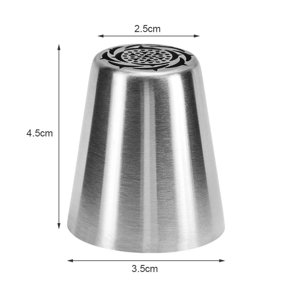 4 Ян нержавеющая сталь кондитерский торт русские Насадки Кондитерские советы глазурь трубопровод сопло DIY форма для печенья выпечка Кондитерские украшения инструменты