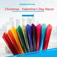 SUNICE Рождественская оконная Пленка стеклянная Фольга наклейки на окна декоративная пленка зал для вечеринок оконная Солнцезащитная бумага 80 см x 200 см