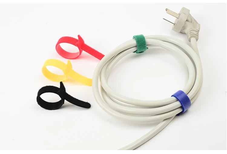 Laços de Fio Fone de Ouvido Pces Cores Podem Escolher Fita Mágica Cablagens - Cabo Computador Dobadoura Velcroe Laços 1000 5 7 Cheap cable ties