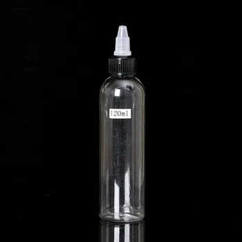 

10PCS 120ml 4oz Twist Cap Empty Plastic Tattoo Ink Pigment Clear Bottle Supplies Tattoo Pigment Ink Bottle