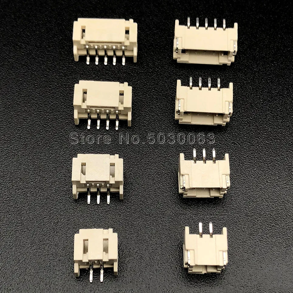 Горизонтальный SMD разъем PH2.0 2,0 мм переходник соединители проводов 2/3/4/5/6/7/8/9/10P 2,0 мм, Головка Булавки заголовок JST TJC "мама"/"папа"