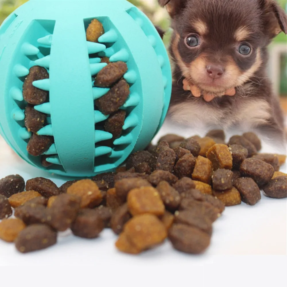 5 см 7 см Pet игрушки для собаки мяч нетоксичный укус устойчивы игрушка мяч для домашних животных собак Еда приспособление для ухода и кормления чистки зубов шары зоотовары