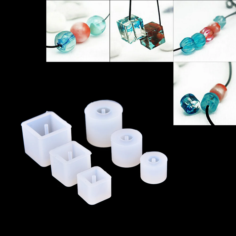 

1 Pcs Round Square Silicone Mold Epoxy Casting Resin For Jewelry Beads Pendant Bangle Bracelet Making Mold DIY Hand Craft Tool