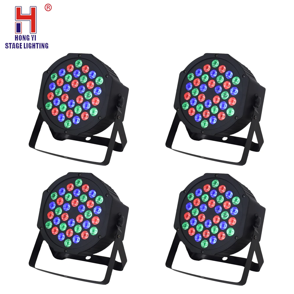 

Led dj par lights 36x3w RGB DMX512 for stage party bar Xmas 4pcs/lot