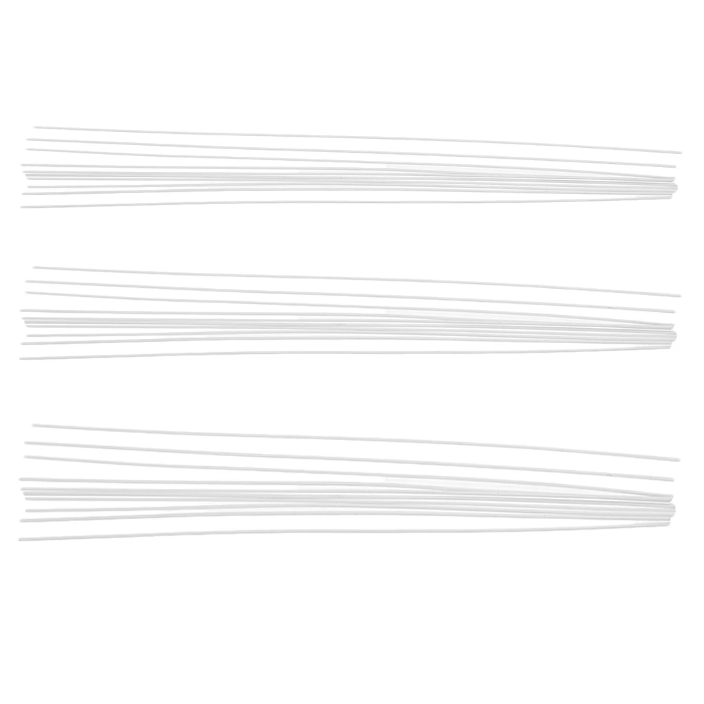 10Pcs 250mm Length ABS Round Plastic Rod Architectural Model Making Building DIY Model Material Rod Sticks Solid Rod