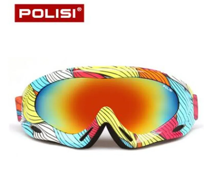 POLISI hombre mujer gafas de esquí de nieve UV400 Spheral lente Anti-vaho gafas invierno Snowboard Esqui Skate gafas