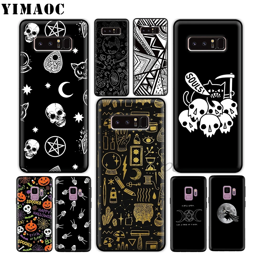 Мягкий силиконовый чехол YIMAOC Herb Witch Moonlight для samsung Galaxy A9 A8 A6 Plus 2018 A5 A3 2017 2016 Note 9 8 |