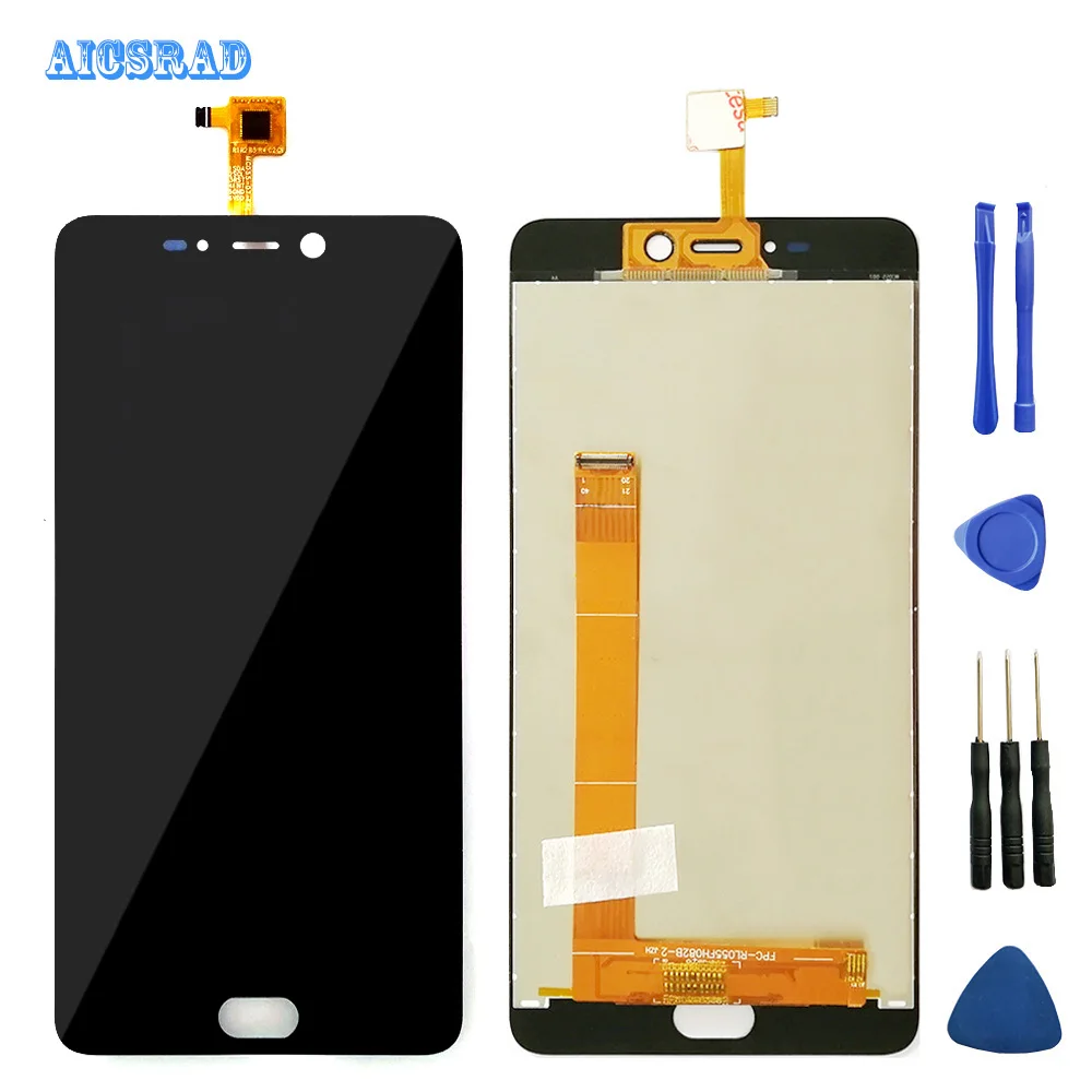 AICSRAD 100% протестированный ЖК-дисплей для leagoo T5 ЖК-экран + сенсорная панель