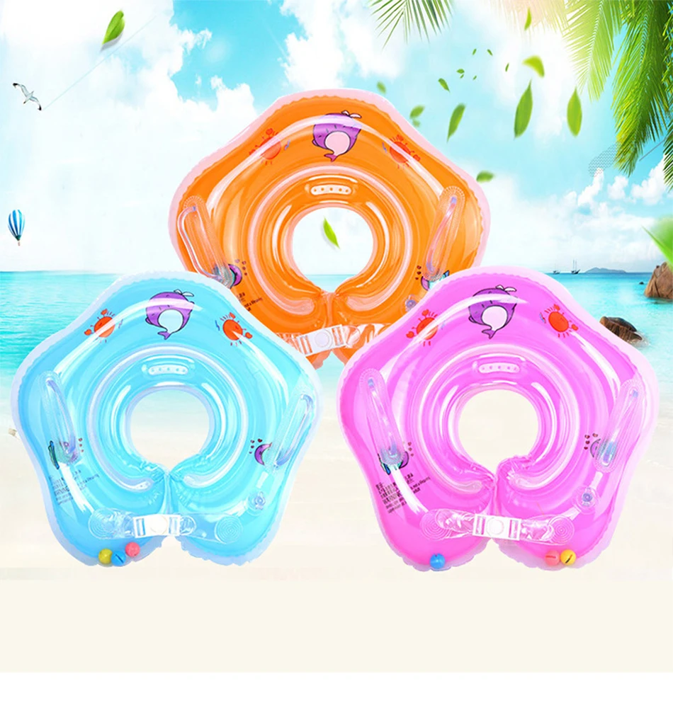 Летний купальный набор одежды аксессуары для малышей горловое кольцо безопасности для поплавок круг купальный надувной Надувное защитное водные игрушки