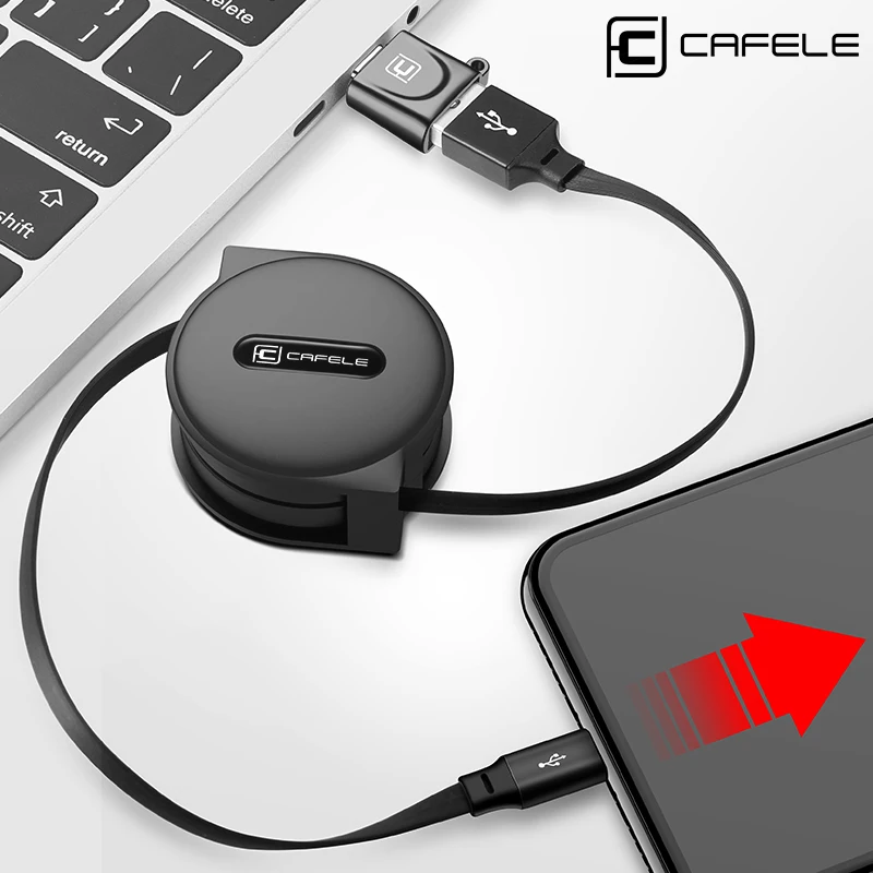 Переходник Cafele type C для Micro USB OTG адаптер конвертер type-c кабель адаптер USB для type-C передачи данных зарядное устройство OTG