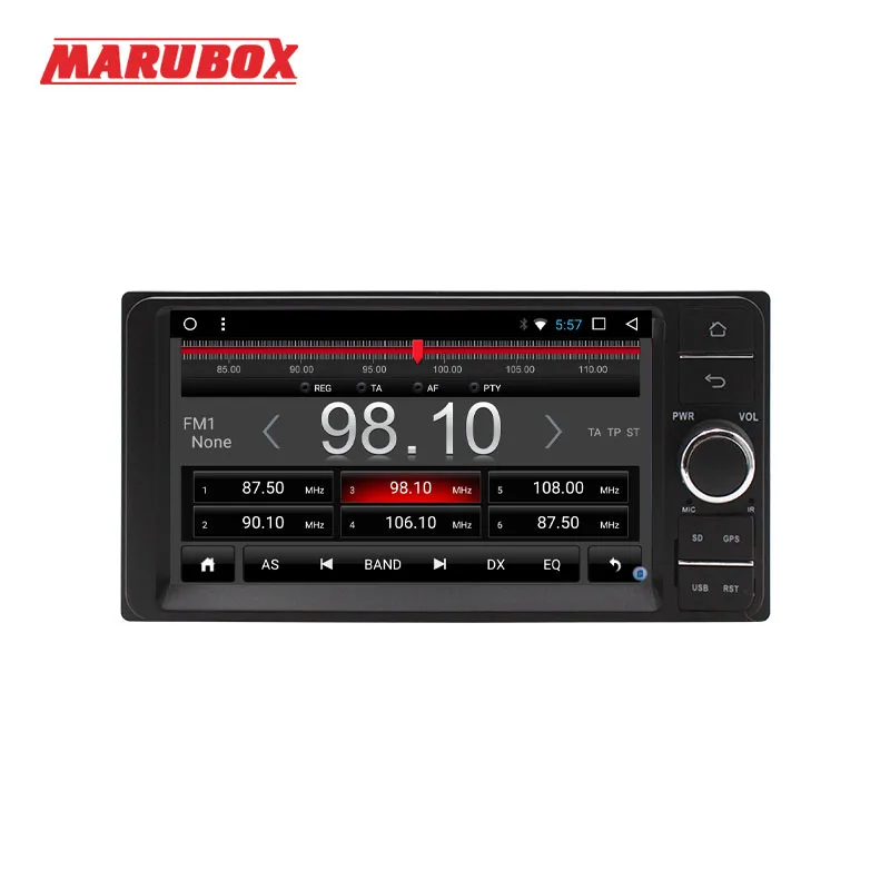 Marubox Универсальный Android 7 1 4 ядра 2 Din для Toyota Wi Fi gps 1024*600 &quotстерео радио аудио