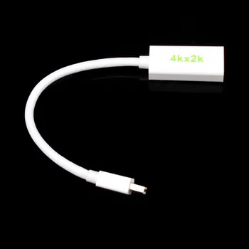 

4K Resolution Thunderbolt Mini Displayport DP to HDMI Adapter Cable For Macbook Air Pro #96071