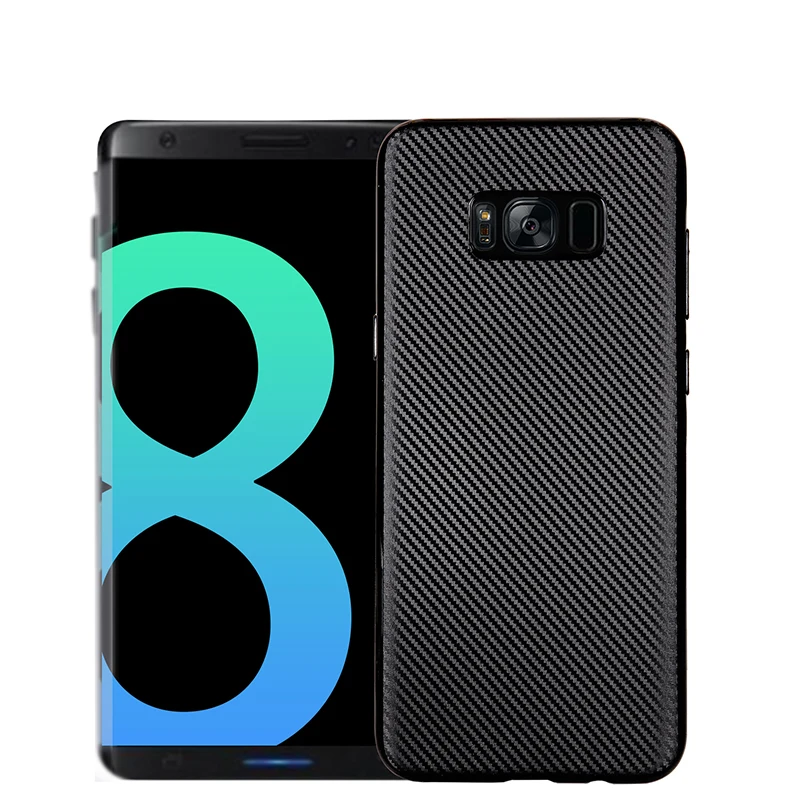carbon fiber silicone case samsung s8,s8 plus (5)