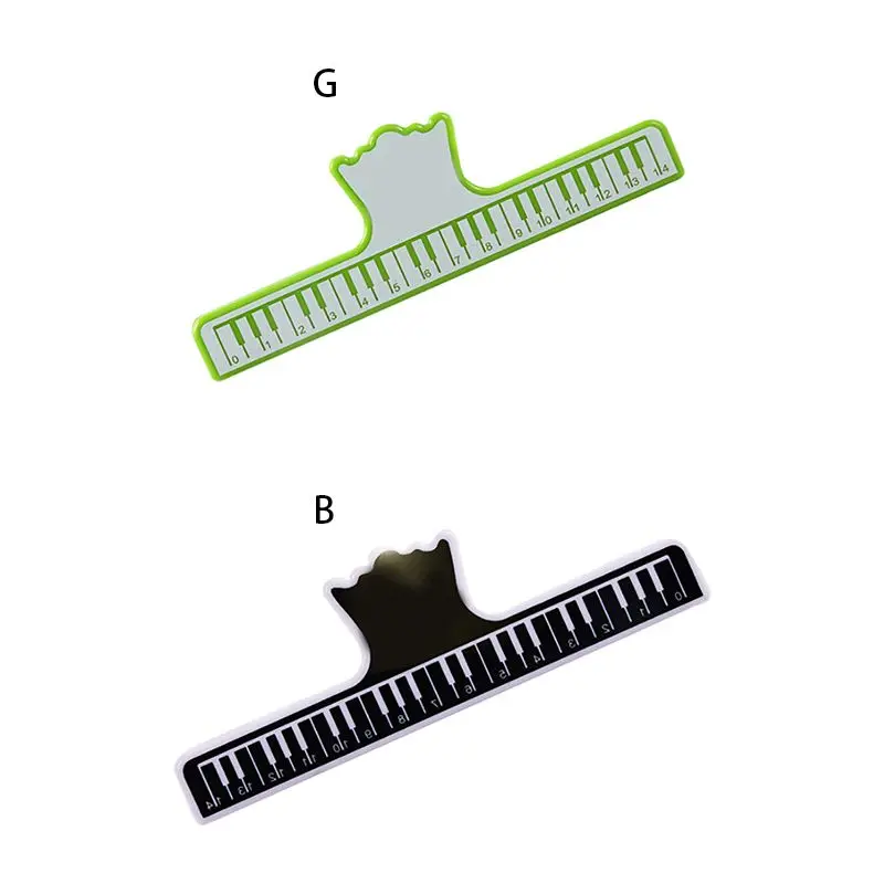 Музыкальное хобби фортепианная нота клип клавиатура печатные гладкие канавки пластик музыкальный держатель страниц книги зажим EDC Музыкальные инструменты инструмент