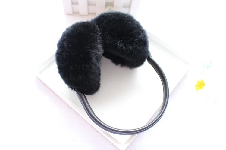 natural rex rabbit fur earmuffs (14)