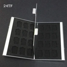 Портативный 24 Футляр для карты TF Коробка для карт памяти Micro SD Держатель для карт