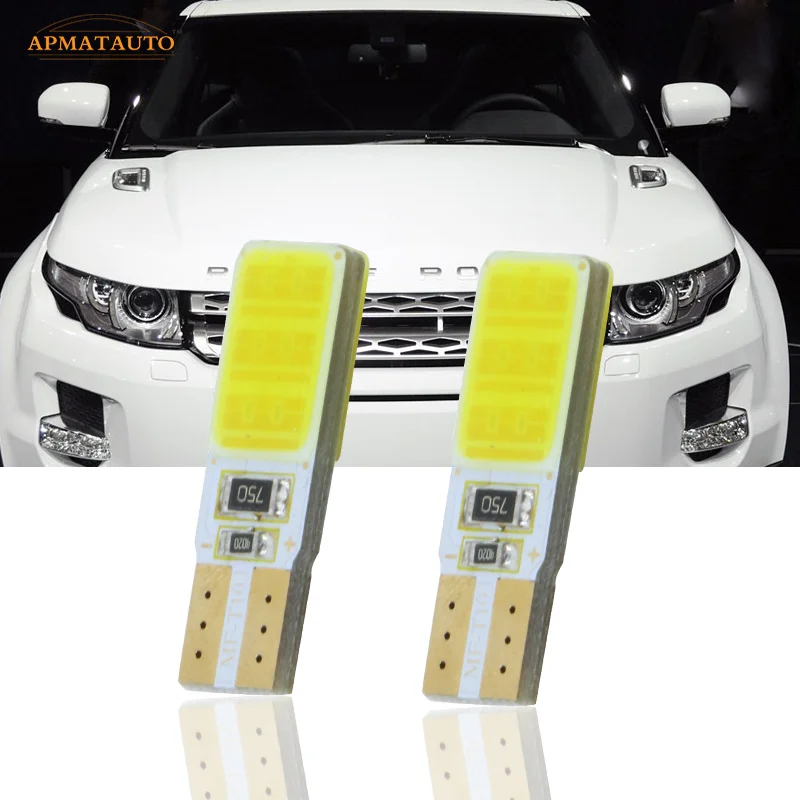 2x T10 W5W LED Side Parking Lights Marker Lamps Bulb For Land Rover