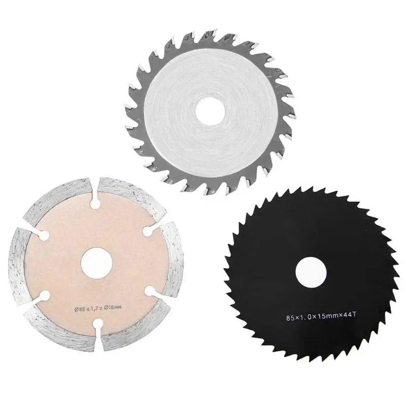 Buy 3pcs 85mm HSS Mini Circular Saw Rotary Blade