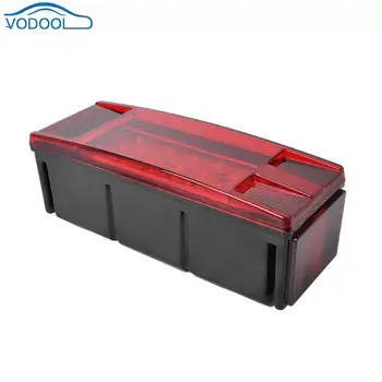 

VODOOL 12V Submersible Trailer Rectangle LED Light Kit Red Stop Turn Tail Brake Lights SMD 5050 Car Lights Source For Trucks
