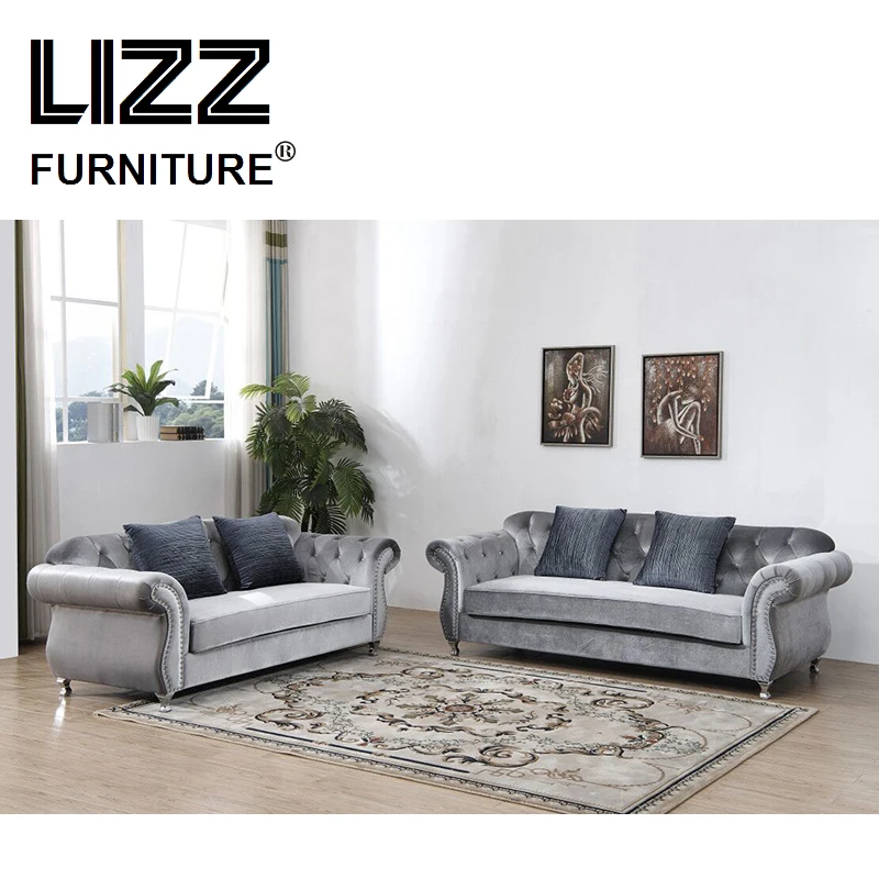 

Home Furniture Europe Style Couch Divani Sectional Fabric Sofa Sets For Living Room