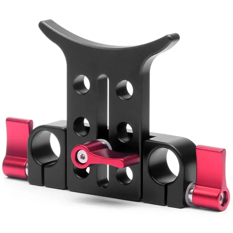 Red 15 мм кронштейн для крепления телеобъектива адаптер 5D3 5D2 SLR Photo Studio Kit аксессуар - Цвет: Red