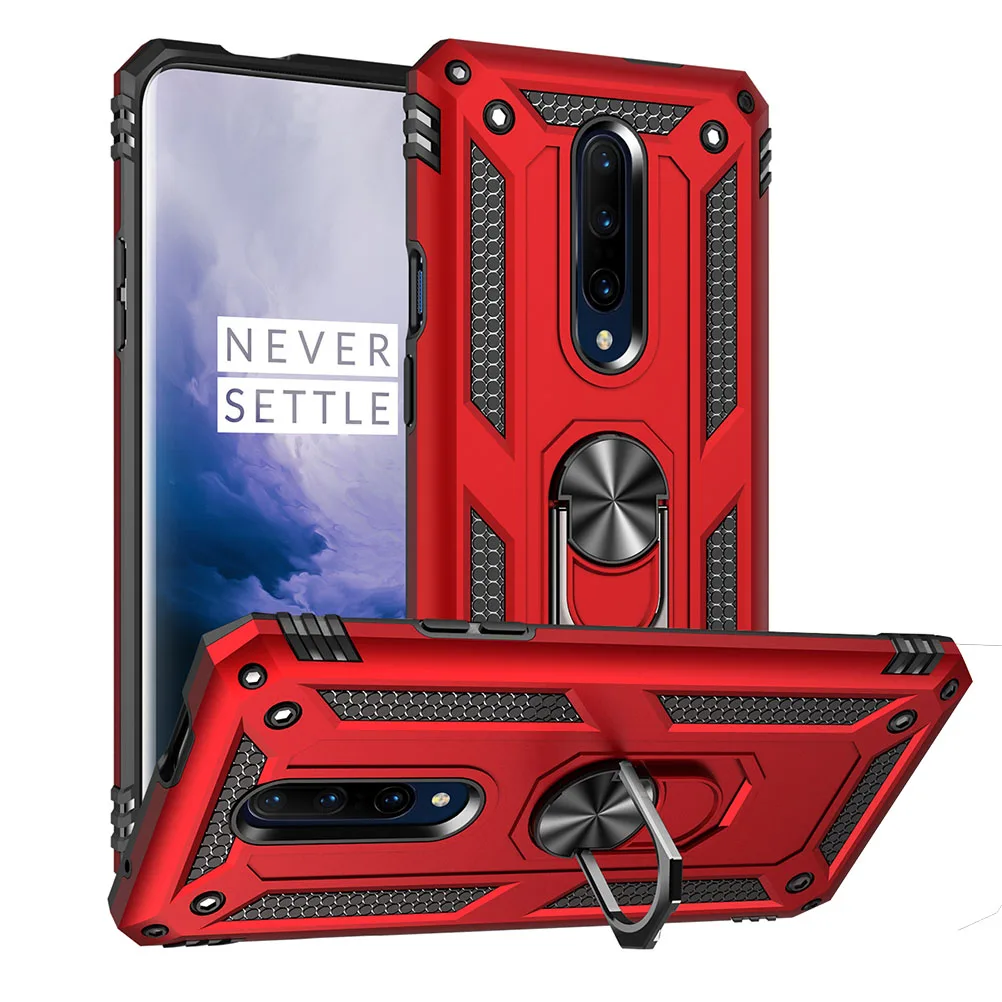Роскошный бронированный противоударный чехол для OnePlus 7 Pro силиконовый Гибридный