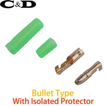 Фара для электровелосипеда в Батарея мотор Мощность разъем пуля Тип с изолированным протектор