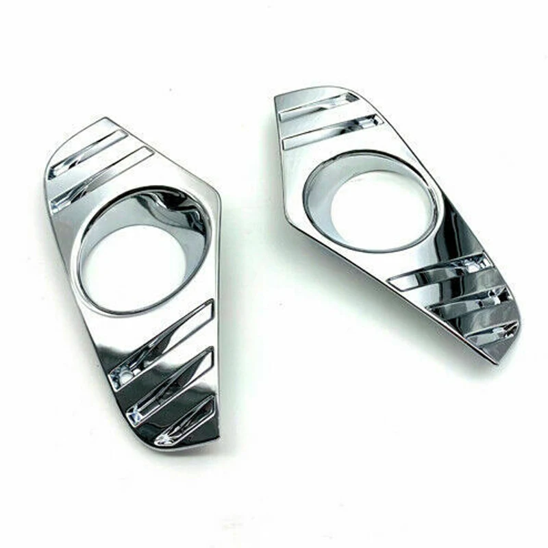 

Decoration Fog Light Covers Accessory Replacement Frame 2pcs Front For Toyota RAV4 2019 Chrome